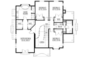 Craftsman Style House Plan - 4 Beds 3 Baths 3245 Sq/Ft Plan #132-411 