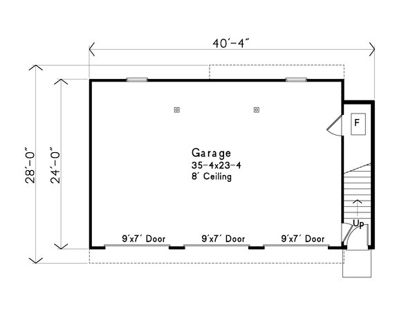 Home Plan - Traditional Floor Plan - Main Floor Plan #22-403