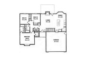 Ranch Style House Plan - 3 Beds 2 Baths 1226 Sq/Ft Plan #58-117 