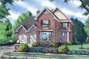 Contemporary Exterior - Front Elevation Plan #929-845