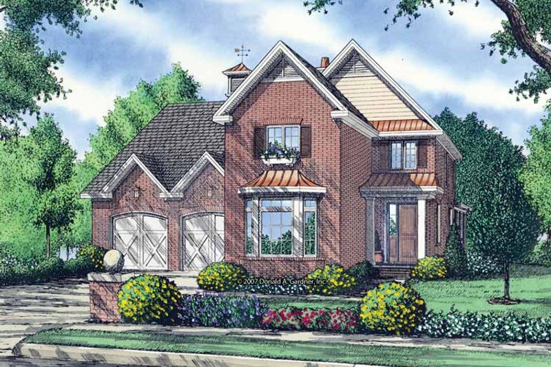 Home Plan - Contemporary Exterior - Front Elevation Plan #929-845