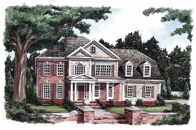 Home Plan - Classical Exterior - Front Elevation Plan #927-580