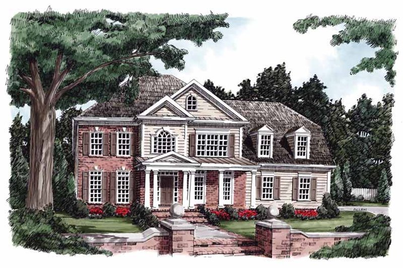 Architectural House Design - Classical Exterior - Front Elevation Plan #927-580