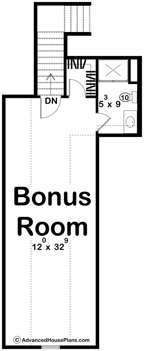Home Plan - Modern Floor Plan - Upper Floor Plan #455-607