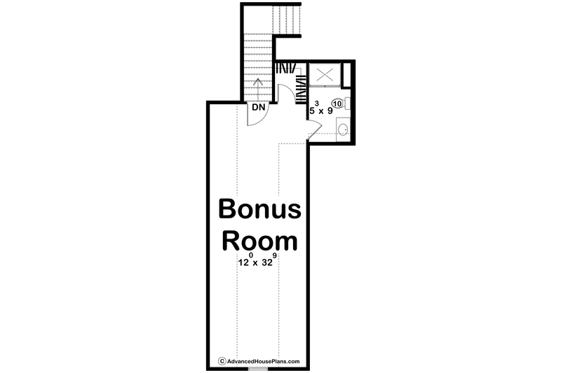 House Plan Design - Floor Plan - Upper Floor for Modern House Plan #455-607 - 3 bed, 2.5 bath