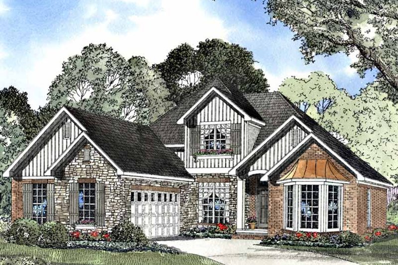 Home Plan - Exterior - Front Elevation 3 for Country House Plan #17-3067 - 4 bed, 2.5 bath