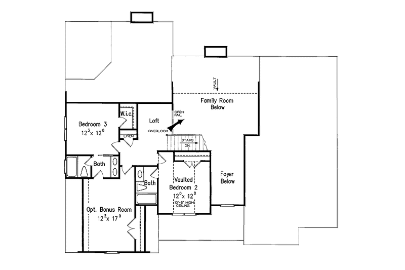 Home Plan - Floor Plan - Upper Floor for Traditional House Plan #927-907 - 4 bed, 4 bath