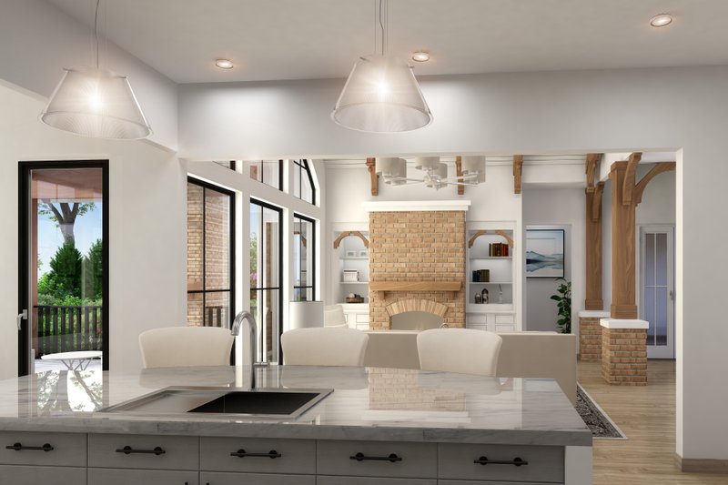 Dream House Plan - Interior - Kitchen for Craftsman House Plan #54-388 - 3 bed, 3.5 bath