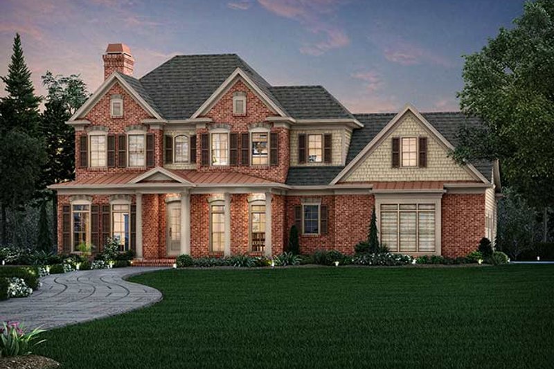 Architectural House Design - Traditional Exterior - Front Elevation Plan #927-963