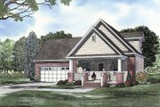Traditional Style House Plan - 3 Beds 2 Baths 1059 Sq/Ft Plan #17-3263 