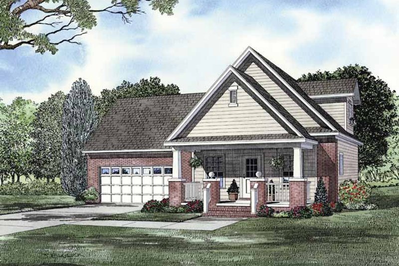 Architectural House Design - Traditional Exterior - Front Elevation Plan #17-3263
