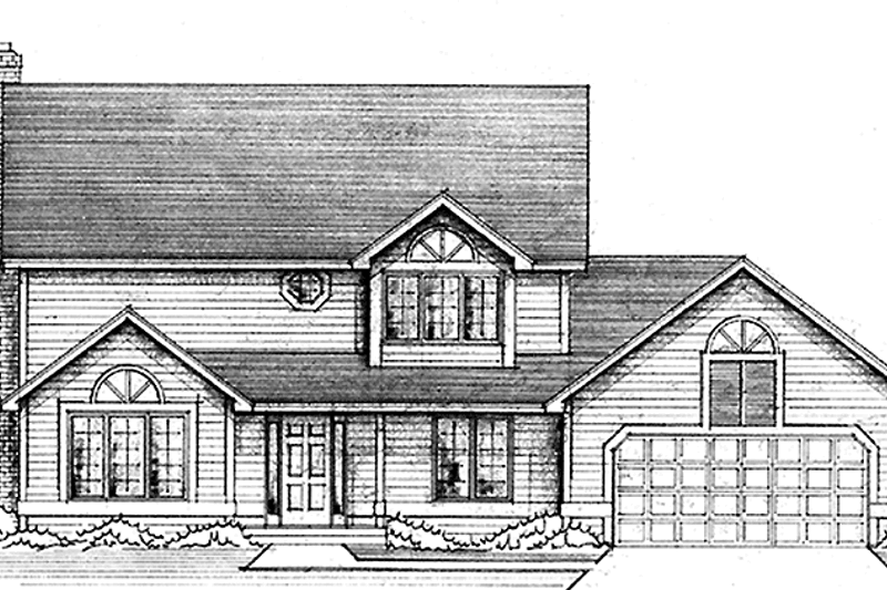 Home Plan - Country Exterior - Front Elevation Plan #51-695