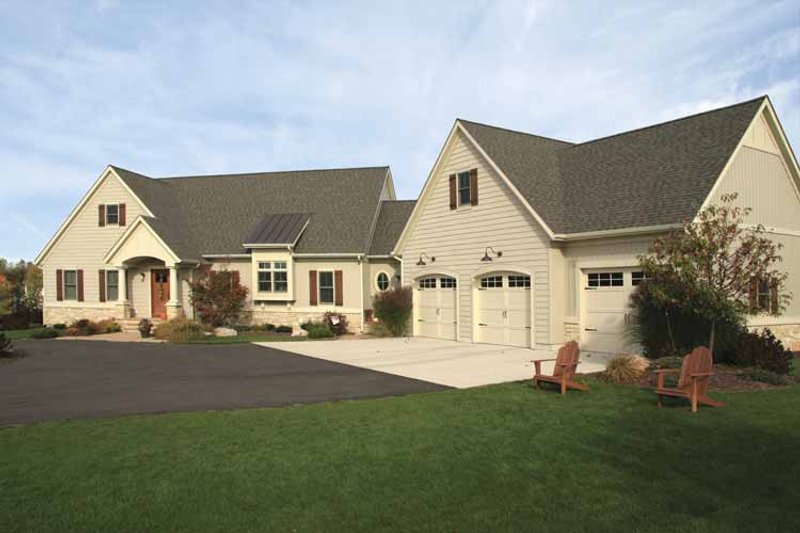 Home Plan - Exterior - Front Elevation 4 for European House Plan #928-100 - 2 bed, 2.5 bath