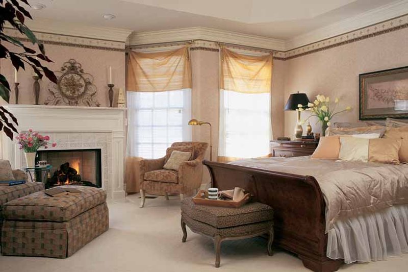 Architectural House Design - Interior - Bedroom for Country House Plan #429-299 - 3 bed, 2.5 bath