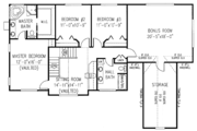 Victorian Style House Plan - 3 Beds 2.5 Baths 2198 Sq/Ft Plan #11-253 