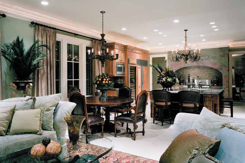 Home Plan - Interior - Family Room for Mediterranean House Plan #453-383 - 5 bed, 5.5 bath