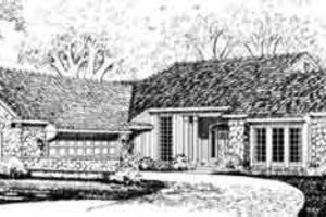 Traditional Exterior - Front Elevation Plan #72-465