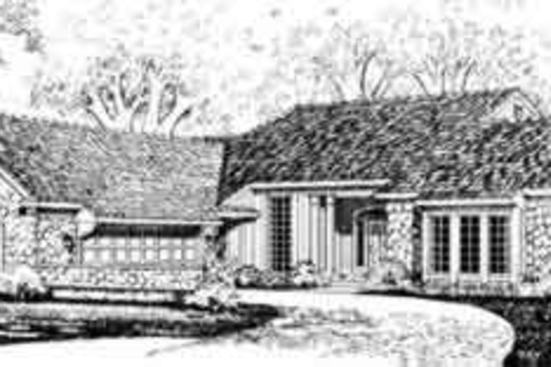 Architectural House Design - Traditional Exterior - Front Elevation Plan #72-465
