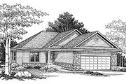 Traditional Style House Plan - 2 Beds 1 Baths 1125 Sq/Ft Plan #70-229 