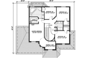 European Style House Plan - 4 Beds 2.5 Baths 2406 Sq/Ft Plan #138-132 