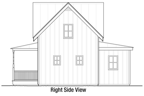 Exterior - Other Elevation for Cottage House Plan #915-12 - 1 bed, 1 bath