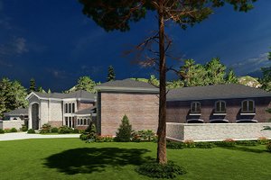 Exterior - Other Elevation for Mediterranean House Plan #923-41 - 5 bed, 9 bath