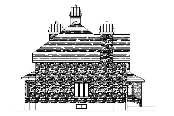 Exterior - Other Elevation 1 for European House Plan #138-333 - 4 bed, 2.5 bath