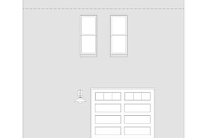 Exterior - Rear Elevation for Contemporary House Plan #932-295 - 2 bed, 1 bath