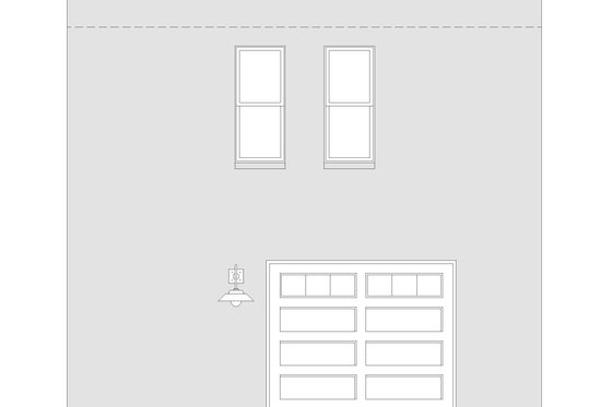 Exterior - Rear Elevation for Contemporary House Plan #932-295 - 2 bed, 1 bath