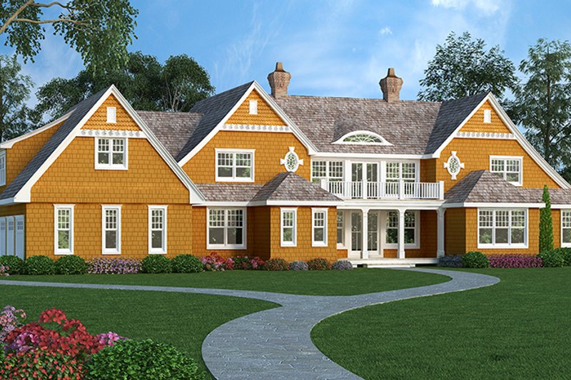 Architectural House Design - Exterior - Front Elevation 3 for Traditional House Plan #314-295 - 6 bed, 7.5 bath