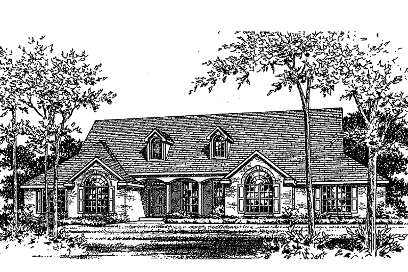 Home Plan - Country Exterior - Front Elevation Plan #472-250