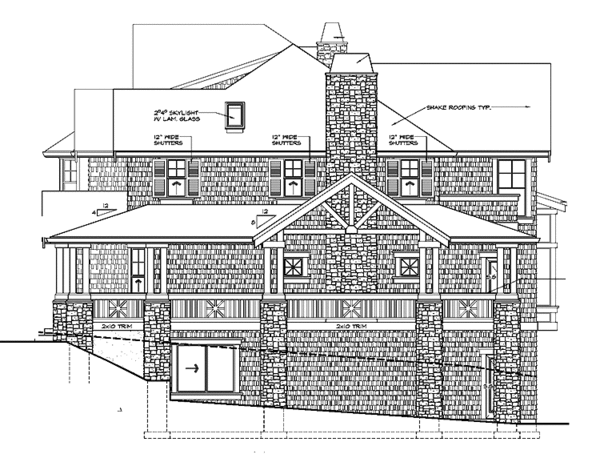 Craftsman Floor Plan - Other Floor Plan #132-335