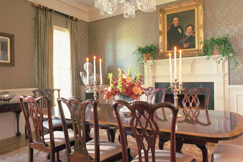 Dream House Plan - Interior - Dining Room for Classical House Plan #137-307 - 4 bed, 4 bath