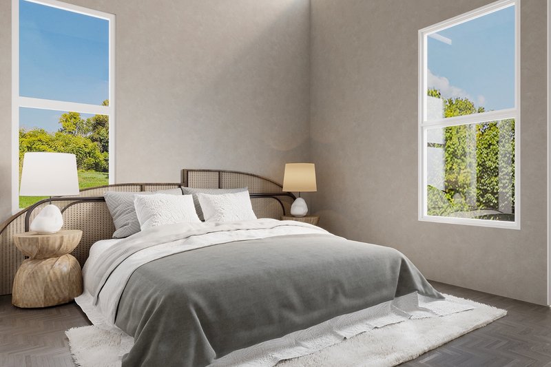 Dream House Plan - Interior - Bedroom 1 for Craftsman House Plan #54-562 - 4 bed, 3 bath