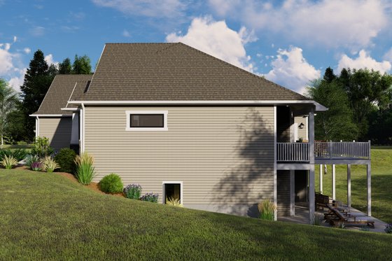 Exterior - Other Elevation for Ranch House Plan #1064-86 - 2 bed, 2 bath