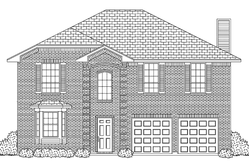 Dream House Plan - Traditional Exterior - Front Elevation Plan #84-692