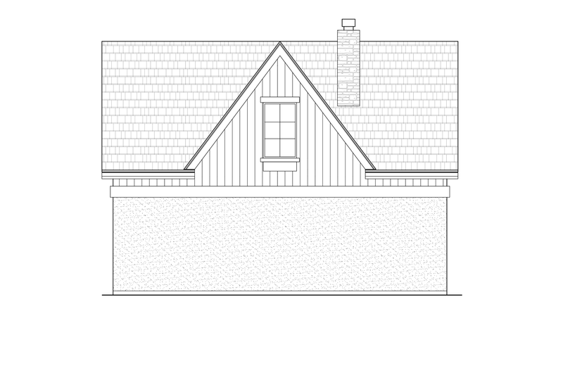 House Design - Exterior - Other Elevation 1 for Farmhouse House Plan #1108-3 - 1 bed, 1 bath