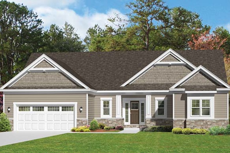 Ranch Style House  Plan  3 Beds 2 5 Baths 1796 Sq Ft Plan   Ranch Style House  Plan  3 Beds 2 5 Baths 1796 Sq Ft Plan