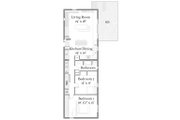 Modern Style House Plan - 2 Beds 1 Baths 1396 Sq/Ft Plan #497-27 