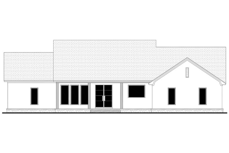 Home Plan - Exterior - Rear Elevation for Traditional House Plan #430-311 - 3 bed, 2.5 bath
