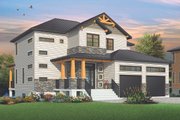 Craftsman Style House Plan - 4 Beds 2.5 Baths 2050 Sq/Ft Plan #23-2704 