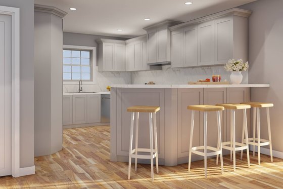 Interior - Kitchen 3 for Traditional House Plan #17-1148 - 4 bed, 2 bath