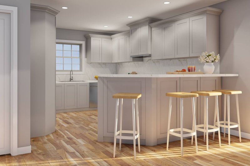 Dream House Plan - Interior - Kitchen 3 for Traditional House Plan #17-1148 - 4 bed, 2 bath