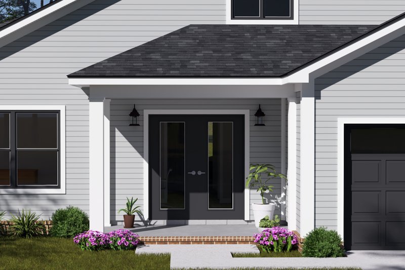 Architectural House Design - Exterior - Covered Porch for Cottage House Plan #513-2404 - 4 bed, 3.5 bath