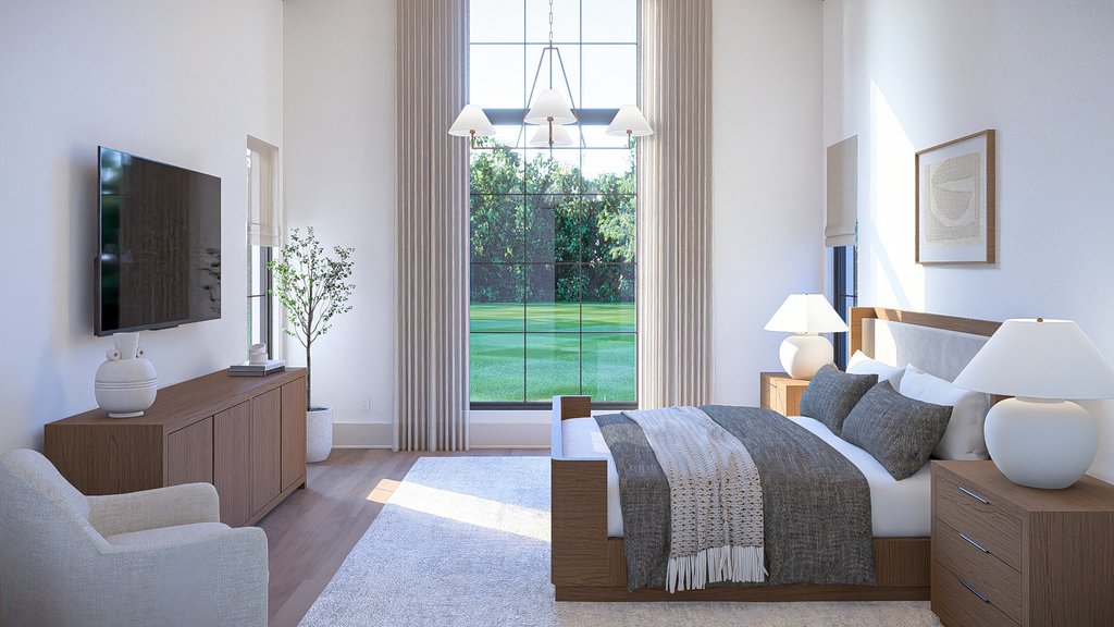 Interior - Master Bedroom for Contemporary House Plan #455-798 - 3 bed, 2.5 bath