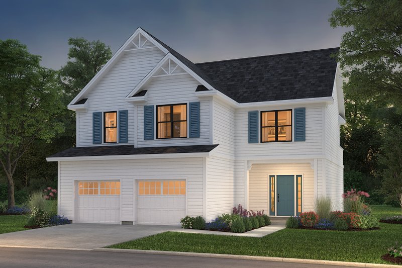 Home Plan - Traditional Exterior - Front Elevation Plan #497-4