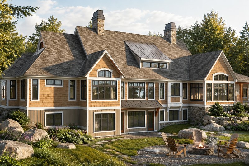 Dream House Plan - Exterior - Rear Elevation for Country House Plan #928-264 - 4 bed, 4.5 bath
