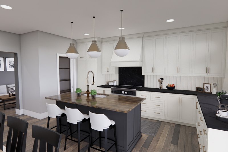 Home Plan - Interior - Kitchen 2 for Farmhouse House Plan #51-1327 - 3 bed, 2.5 bath