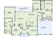 Ranch Style House Plan - 4 Beds 2.5 Baths 2444 Sq/Ft Plan #17-2705 