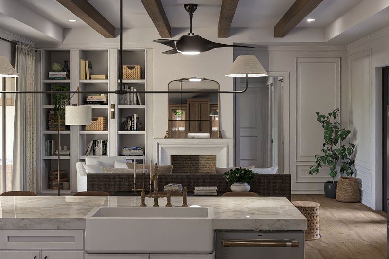 House Design - Interior - Kitchen 1 for Modern House Plan #455-371 - 3 bed, 2.5 bath